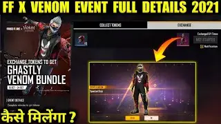 How To Get Venom Streetwear Bundle | How To Collect Carnage Token in Free Fire | FF X Venom Event |