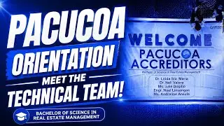 PACUCOA Orientation || The Technical Team