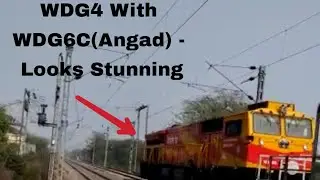 Push-pull freight train?🤔 WDG6C (Angad)|| INDIAN RAILWAYS ||