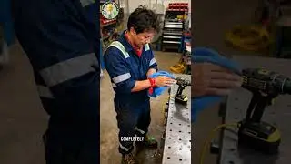 ⚡ Never Use Electrical Tools with Wet Hands