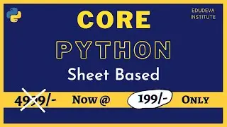 Python Sheet Based Course