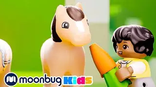 Animal Care | Cars, Trucks & Vehicles Cartoon | Moonbug Kids