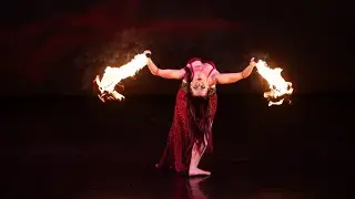 VESTA 🔥 Fire Belly Dance Solo | Bhana as the Roman Goddess of Fire