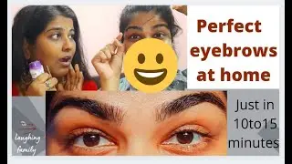 #PerfectEyebrows#justin10to15minutes#Tamilvlog#Beginner#tips#tricks#lockdown#easy#method #threading#