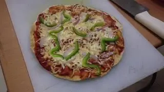 No bake easy pizza (using Kubos bread)