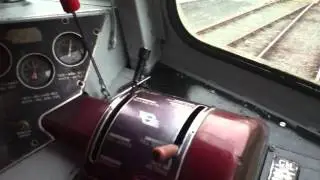 Cab of ex irish rail 141 class loco number 146