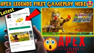 Apex Legends Mobile Android First Beta Gameplay Here🤩| Download Now Available On PlayStore🔥💖💖