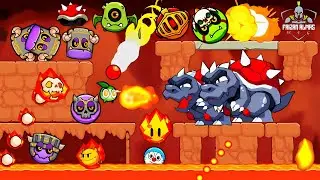 Ball W - Roll to Miracle Island | Molten Abyss Boss Fight | MGIF | Gameplay WFG