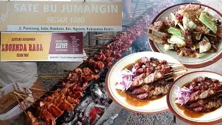 JUARANYA SATE KAMBING PAKAI KAMBING MUDA || SATE BU JUMANGIN