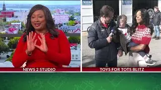 Rowe on Toys for Tots Blitz