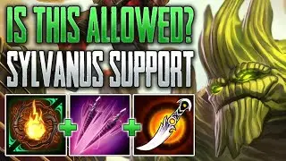 CARRYING FROM SUPPORT! Sylvanus Support Gameplay (SMITE Conquest)