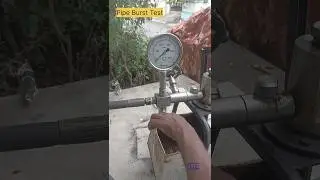Pipe Burst Test - Testing pipe limits under Extreme Pressure @JRTS