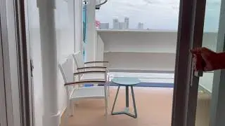 Sun Princess Accessible Deluxe Balcony 9104 Partially Obstructed