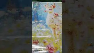 Unboxing a spring deer diamond painting&mdash;soft colors, calm vibes, pure sparkle. 🌿🦌✨