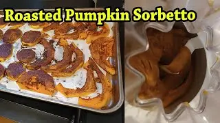 Roasted Pumpkin Sorbet | Holiday Frozen Dessert