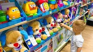Let's go Shopping in a Toy Store with Funny Dani