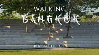 Walking in Bangkok. Benchakitti park
