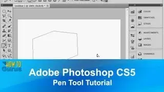Photoshop Pen Tool : How to Use Vector Graphics in CC CS6 CS5 Tutorial