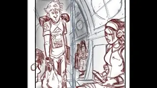 Process video: 100 Days of Making Comics Day 81