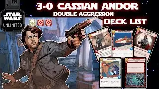 Cassian Andor is FAST! Star Wras Unlimited Deck List #starwarsunlimited #starwars #starwarsuniverse