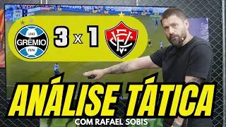 RAFAEL SOBIS FAZ AN&Aacute;LISE T&Aacute;TICA DE GREMIO 3 X 1 VIT&Oacute;RIA, PELO BRASILEIR&Atilde;O 2025