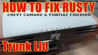 DIY Rust & Dent Repair on 67-68-69 Camaro & Firebird | Home Auto Body Tips #fbody #camaro #firebird