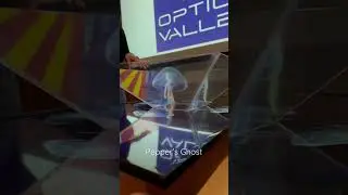 Pepper&rsquo;s Ghost | Laser Fun Day 2023 | College of Optical Sciences at University of Arizona