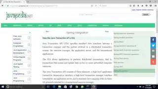 Describe Java Transaction API (JTA). | javapedia.net