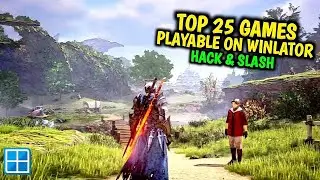 Top 25 Playable Winlator Hack n Slash Game on Android Offline With 60fps
