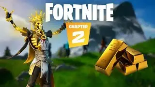 New GOLD MATERIAL Gameplay in Fortnite! (NEW 