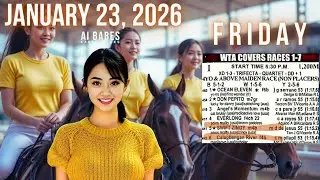Karera Picks 🏇🏾| 23 JANuary 2026 FRIday | Metro Manila Turf Club Inc. MetroTurf