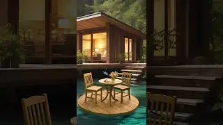 Cozy Lakeside Cabin Escape | Relaxing Jazz Music in a Forest Retreat for Peace & Tranquility