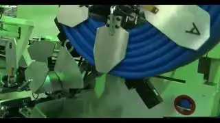 Automatic CD hose coiler, CD pipe winding machine