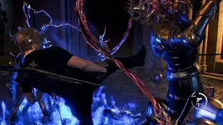 RE4 Remake &ndash; Merciless Knight & Lion Head Knights Boss Fight (PROFESSIONAL | NO DAMAGE).