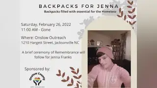 &lsquo;Backpacks for Jenna&rsquo; will honor transgender woman&rsquo;s death one year later