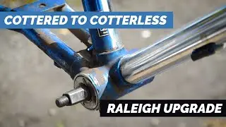 Cottered To Cotterless - Upgrading A Raleigh Bottom Bracket - Raleigh Bomber Rat Bike