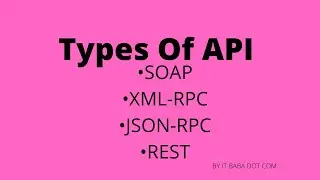 Type of API in c# .net (API Tutorials in Hindi)