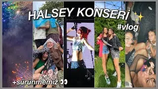 halsey konseri & 3 günlük istanbul vlogu 🎶🎆 ah bu başımıza gelenler 🥲 #vlog