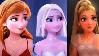 DİSNEY PRİNCESSES GLOWUP TİKTOK CARTOON ART V9 TİKTOK IRONİC ART MEMES #1