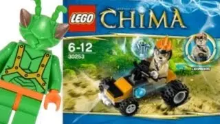 Обзор полиэтиленового пакета LEGO Legends of Chima Leonidas' Jungle Dragster 30253