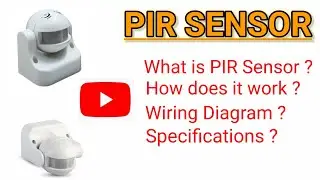 PIR SENSOR !! What is PIR Sensor !! Passive Infrared Sensor !! Home Automation !! Security Alarms !!
