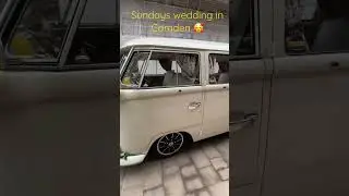 First wedding of the year! Camden Town Hall then a camper van cruise down Camden High Street.