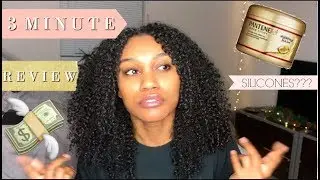 PANTENE GOLD SERIES HAIR REPAIR MASK|| 3 Minute Review| Curly Hair!