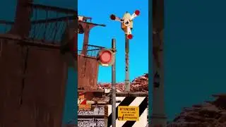 Italy railroad crossing