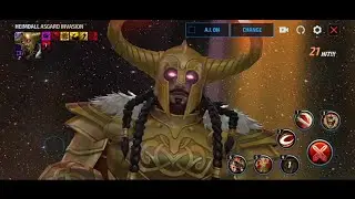 Heimdall in Asgard Invasion suit skills preview | Marvel Future Fight