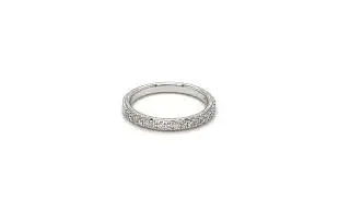 Dazzling ring i 14 kt. hvidguld med brillanter