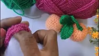 Crochet Cherry Keychain Making | Cute Crochet Keychain Tutorial | Easy Handmade Gift Idea