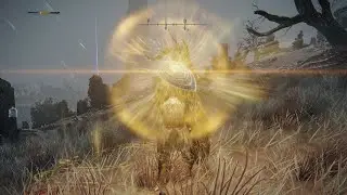 Tree Sentinel Hidden Armor Set - Crucible Feather Talisman - Ash of War Holy Ground - Elden Ring