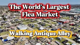 Walking Antique Alley at the World's Largest Flea Market