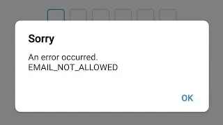 Fix Sorry An Error Occured. Email Not Allowed problem on telegram 2026